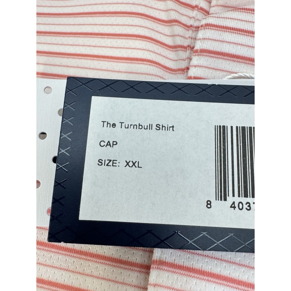 NWT Holderness & Bourne Turnbull Stripe AIRATION Golf Polo Shirt Mens XXL $118 - Picture 3 of 12